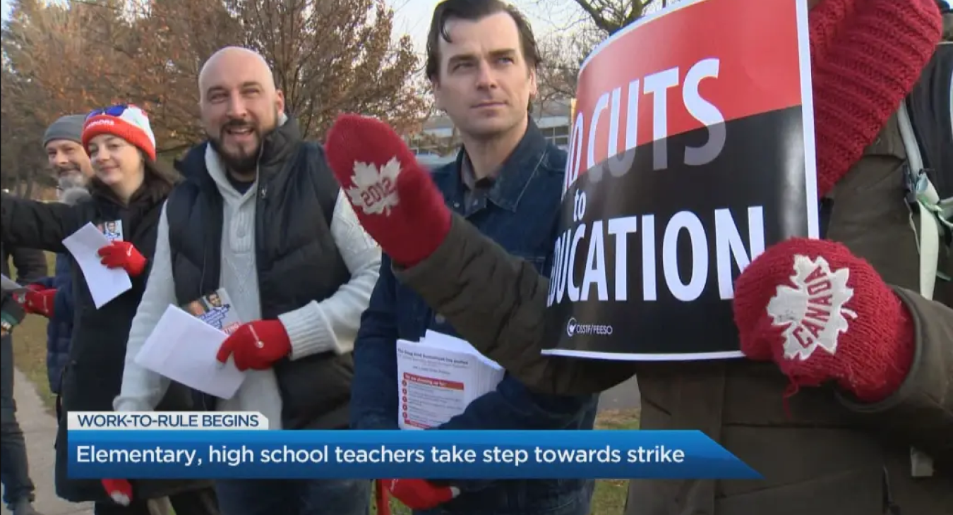 OSSTF members 